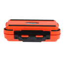 Lightweight Pocket Design Double Layer Design Fishing Tackle Box Fishing Lure Box Bait Hook Storage Case L Orange