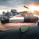 Plastic Bicycle Pump Bike Pump Mini Inflator Bicycle Accessories Silver