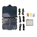 1 Set Assorted Carp Fishing Accessory Line Stopper Hook Swivel Rubber Sleeve Sinker Lock Hair Rig etc. Terminal Tackle