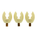 3Pcs Carp Fishing Rod Holder White Silicone Gel Fishing Rod Pod Rest Gripper