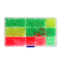 1000pcs Plastic Beads Oval/Round Soft Glow Fishing Beads Lures Tackle Eggs