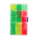 1000pcs Plastic Beads Oval/Round Soft Glow Fishing Beads Lures Tackle Eggs