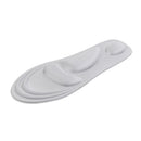 Pair Of Men Women 4D Shoe Insoles Memory Foam Cushions Support Shoes Pads Inserts Pain Reliever Silver