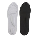 Pair Of Men Women 4D Shoe Insoles Memory Foam Cushions Support Shoes Pads Inserts Pain Reliever Silver