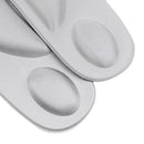 Pair Of Men Women 4D Shoe Insoles Memory Foam Cushions Support Shoes Pads Inserts Pain Reliever Silver