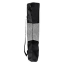 Portable Yoga Mat Bag Mesh Center Adjustable Strap Nylon Carrier Washable