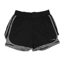 Women Girls Summer Fashionable Outdoor Sportswear Clothing Yoga Training Cycling Running Suit Set Short-sleeved Top Short Grey M