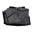 Women Girls Summer Fashionable Outdoor Sportswear Clothing Yoga Training Cycling Running Suit Set Short-sleeved Top Short Grey L