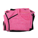 Women Girls Summer Fashionable Outdoor Sportswear Clothing Yoga Training Cycling Running Suit Set Short-sleeved Top Short Pink M