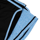 Women Girls Summer Fashionable Outdoor Sportswear Clothing Yoga Training Cycling Running Suit Set Short-sleeved Top Short Blue M