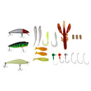 Fishing Lures Kit Jig Head Hooks Life-like Lures Set Artificial Mixed Baits