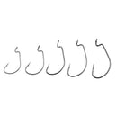 100Pcs Fishing Hooks Wide Belly Crank Hooks Soft Lure Hooks Multiple Sizes