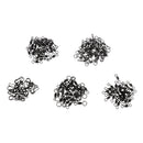 300Pcs/lot Fishing Swivel Solid Rings Boat Fishing Quick Fast Link Connector