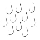 Pack of 10PCS Durable Corrosion Resistant Carbon Steel Fishing Hooks Barbed Hooks Baits Holder Tool Wide Gape Fishing Lovers Tool 8