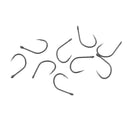 Pack of 10PCS Durable Corrosion Resistant Carbon Steel Fishing Hooks Barbed Hooks Baits Holder Tool Wide Gape Fishing Lovers Tool 8