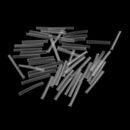 50Pcs Carp Fishing Hook Line Rig Sleeve Soft Anti Tangle Positioner Tackle