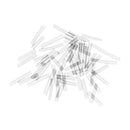 50Pcs Carp Fishing Hook Line Rig Sleeve Soft Anti Tangle Positioner Tackle