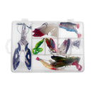 34pcs Fishing Lure Bait & Tools Set for Saltwater/Freshwater Fishing Simple & Practial Lure Kit