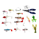 34pcs Fishing Lure Bait & Tools Set for Saltwater/Freshwater Fishing Simple & Practial Lure Kit