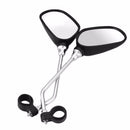 2 Pieces Mountain Bike Handlebar Mirror 360 Degree Rotating Rear View with Safety Reflector