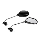 2 Pieces Mountain Bike Handlebar Mirror 360 Degree Rotating Rear View with Safety Reflector
