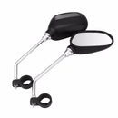 2 Pieces Mountain Bike Handlebar Mirror 360 Degree Rotating Rear View with Safety Reflector