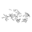 50pcs Fishing Fast-lock Snaps Barrel Swivel Solid Enforce Connector