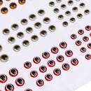 3D Fishing Eyes 183pcs Fishing Lure Eyes Great Accessory For Make Fishing Bait, Lures, Crafts