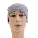 Men Women Fashionable Outdoors Cycling Skating Sports Dome Cap Biker Beanie Hiking Cycling Skiing Hat Cap Grey