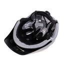 Bike Cycling Skating Skiing Head Safety Protection 18-Holes Diversion Helmet with Detachable Visor L Black