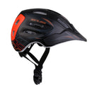 Bike Cycling Skating Skiing Head Safety Protection 18-Holes Diversion Helmet with Detachable Visor L Black