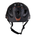 Bike Cycling Skating Skiing Head Safety Protection 18-Holes Diversion Helmet with Detachable Visor L Black
