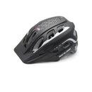 Bike Cycling Skating Skiing Head Safety Protection 19-Holes Diversion Helmet with Visor Black