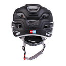 Bike Cycling Skating Skiing Head Safety Protection 19-Holes Diversion Helmet with Visor Black