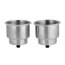 2Pcs Stainless Steel Recessed Cup Drink Holder for Marine Boat Camper Truck