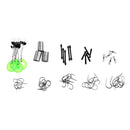 Assorted Fishing Accessories Kit Multi Tackle Hooks Lead Rolls Space Beans, etc. for Carp Fishing Basic Edition