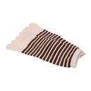 Men Women Blisters Preventing 5 Finger Ankle Striped Toe Socks Cotton Warm Toe Socks Pair Beige
