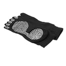 Women Cotton Yoga Pilates Practice Gym Toe Socks Anti-slip Shock Absorption Foot Massage Full Grip Socks 1 Pair Black