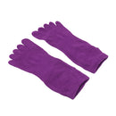 Women Cotton Yoga Pilates Practice Gym Toe Socks Anti-slip Shock Absorption Foot Massage Full Grip Socks 1 Pair Purple