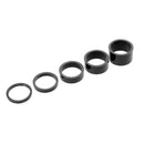 5Pcs 1 1/8" Carbon Fiber Washer Bike Bicycle Headset Stem Spacers for Mountain Road Bike 3mm 5mm 10mm 15mm 20mm