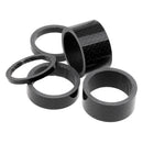 5Pcs 1 1/8" Carbon Fiber Washer Bike Bicycle Headset Stem Spacers for Mountain Road Bike 3mm 5mm 10mm 15mm 20mm