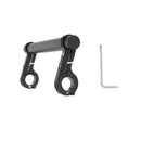 Double Mountain Bike Handlebar Extender Watch Flashlight Lamp Mount Holder