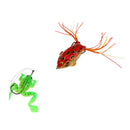 8pcs Lifelike Frog Lure Topwater Fishing Bait Crankbait Hook with Tackle Box