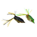 8pcs Lifelike Frog Lure Topwater Fishing Bait Crankbait Hook with Tackle Box