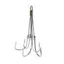Fishing Hooks 5 Claw Hooks With Elastic Steel Wire Hooks With Barb