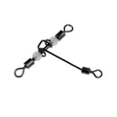 3 Way Rolling Swivel T-shape Cross-line Luminous Beads Practical Night View