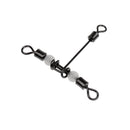 3 Way Rolling Swivel T-shape Cross-line Luminous Beads Practical Night View