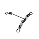 3 Way Rolling Swivel T-shape Cross-line Luminous Beads Practical Night View