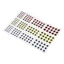 183 Pieces Large Pupil 2D Fishing Lure Eyes Bait Fly Tying Lure Jigs Crafts