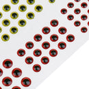 183 Pieces Large Pupil 2D Fishing Lure Eyes Bait Fly Tying Lure Jigs Crafts
